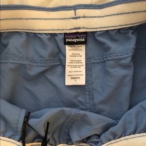 Blue women’s Patagonia shorts